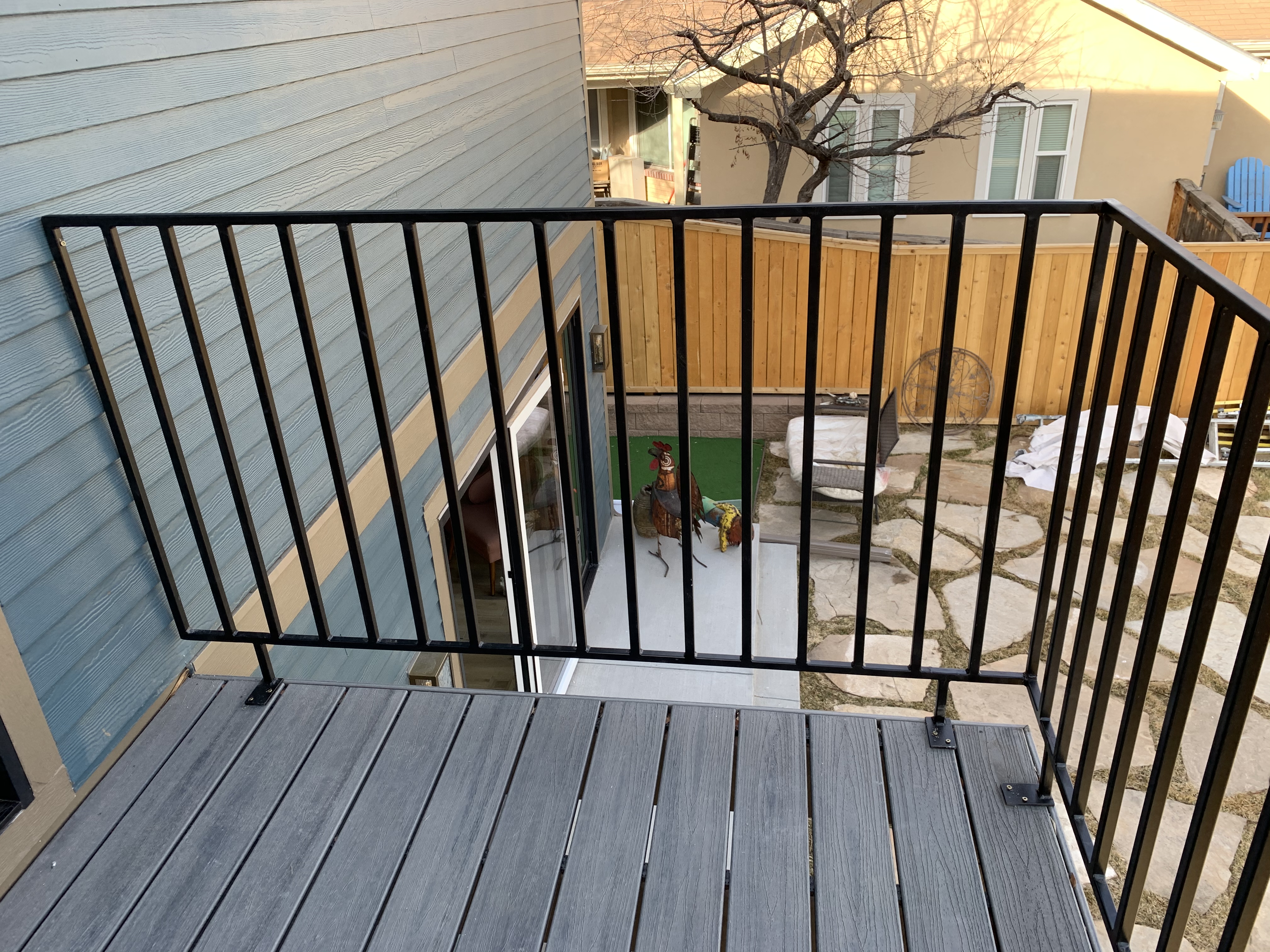 custom metal stair/railing